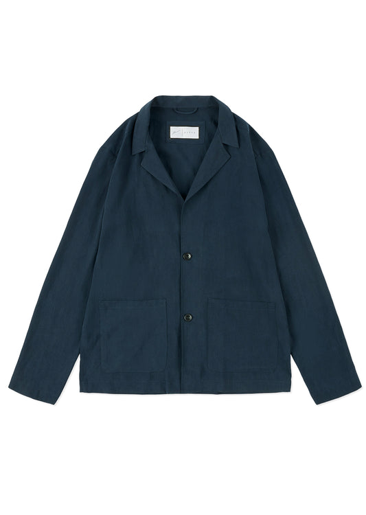 Lyocell Blazer In Navy