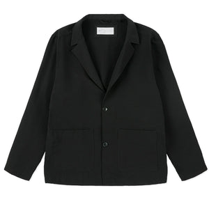 Seersucker Blazer In Black