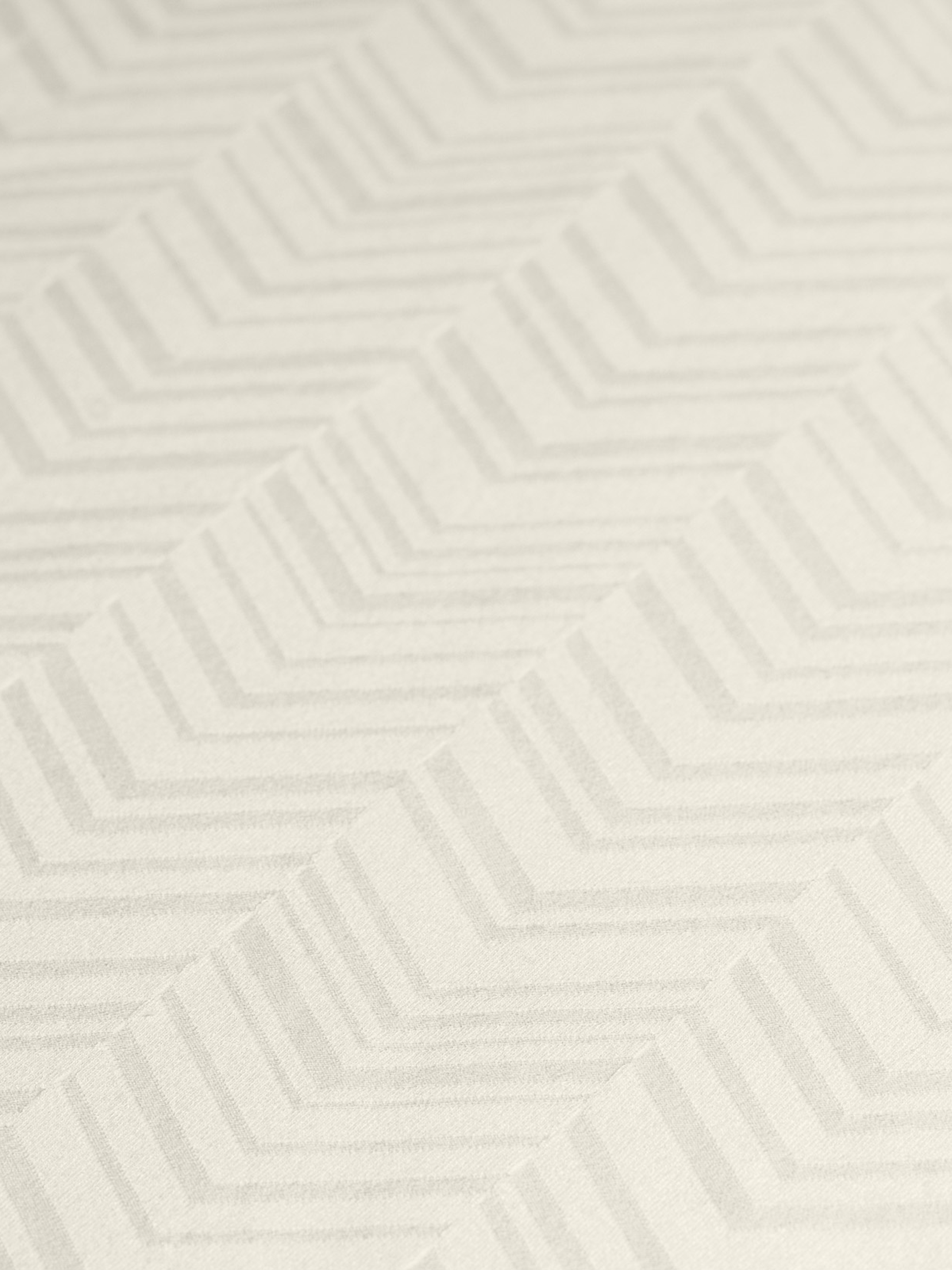 Abrey Herringbone Jacquard T-Shirt in Ecru