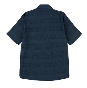 Seersucker Shirt In Navy