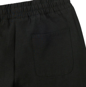 Seersucker Trouser In Black