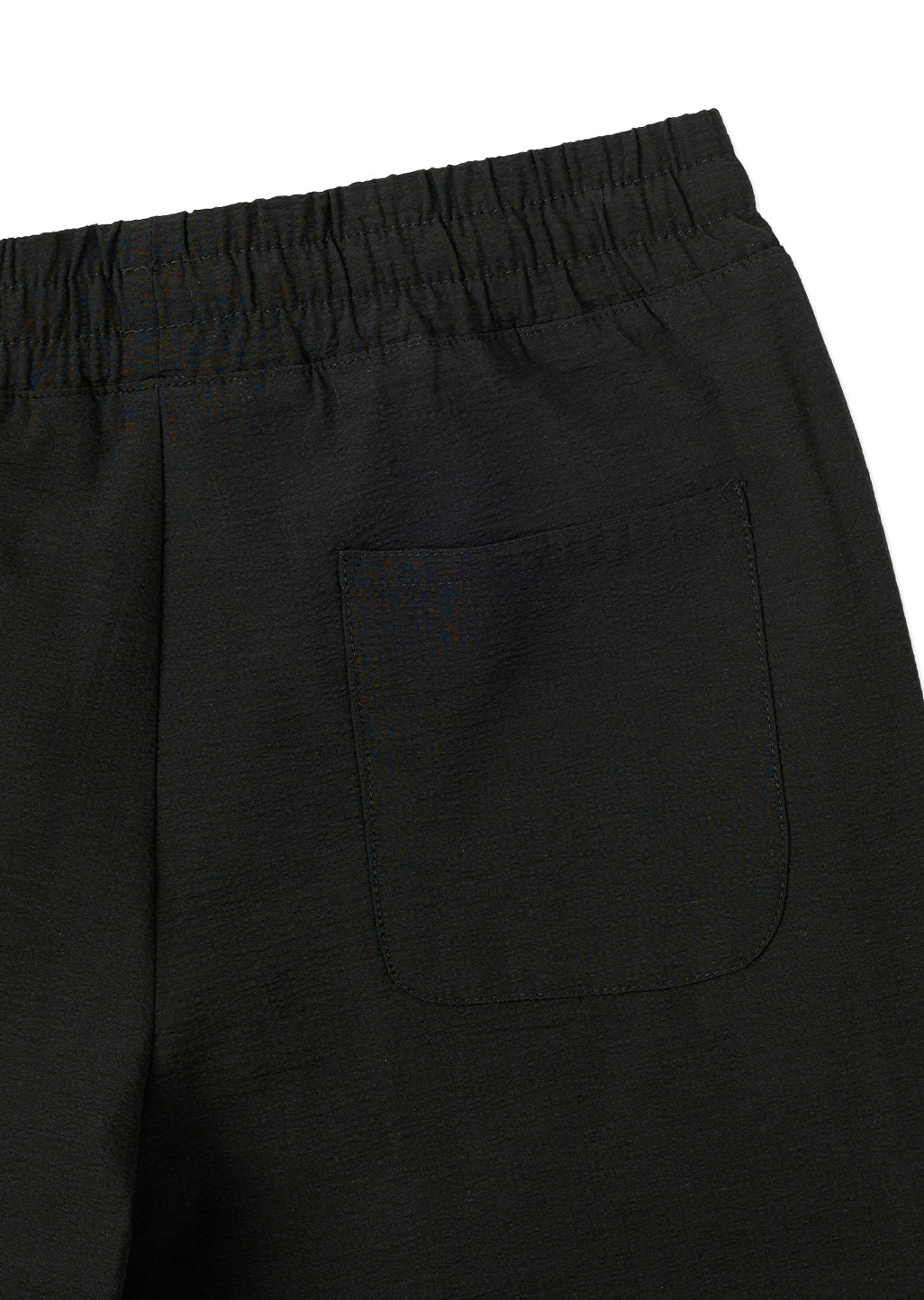 Seersucker Trouser In Black