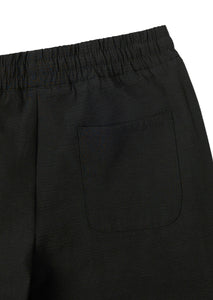 Seersucker Trouser In Black