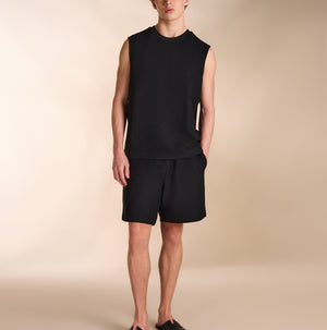 Ottoman Tank in Black