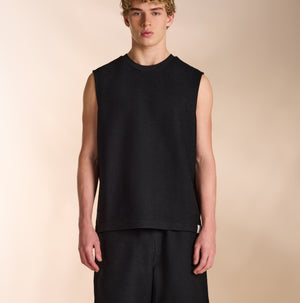 Ottoman Tank in Black
