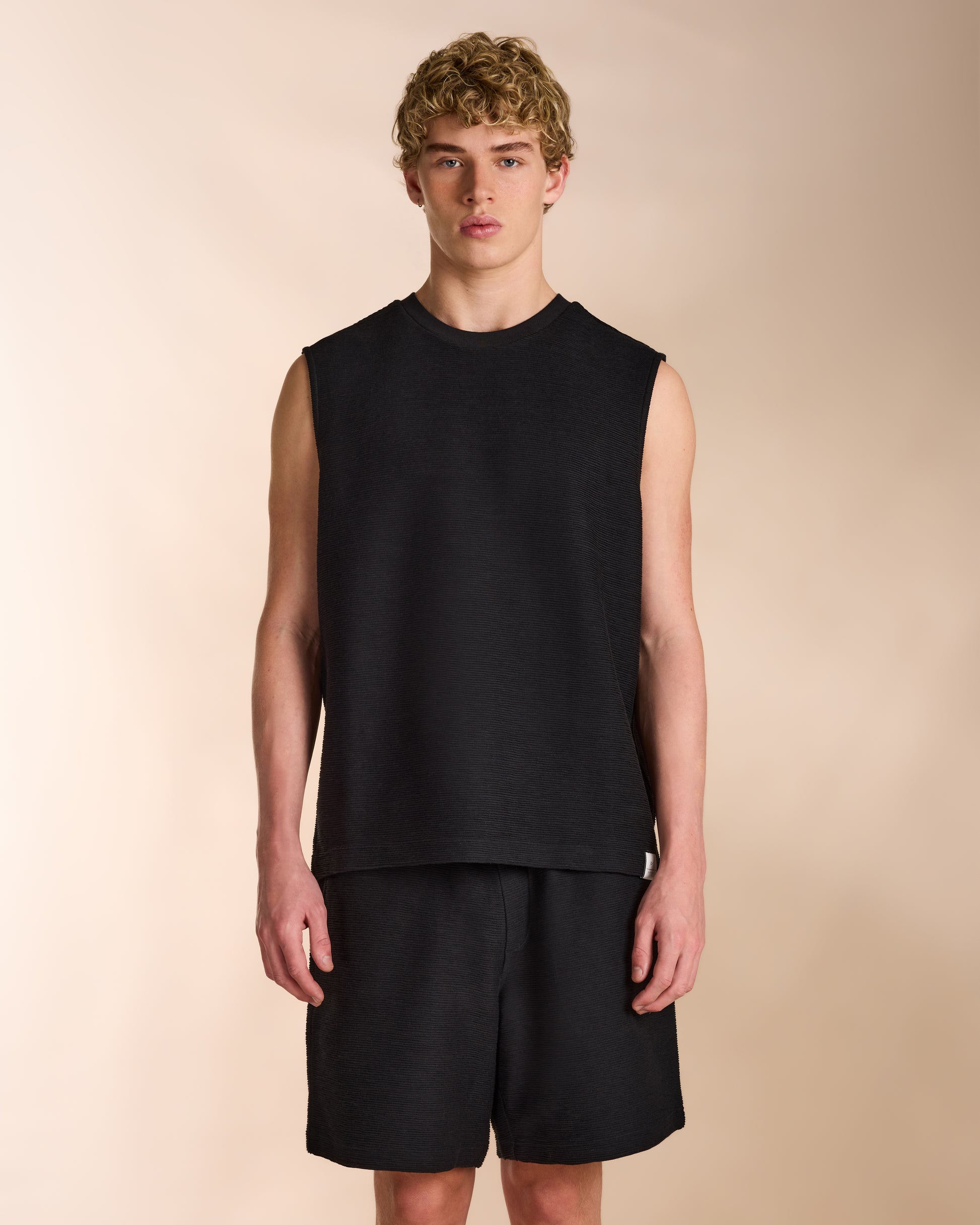 Ottoman Tank in Black