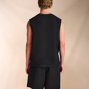 Ottoman Tank in Black