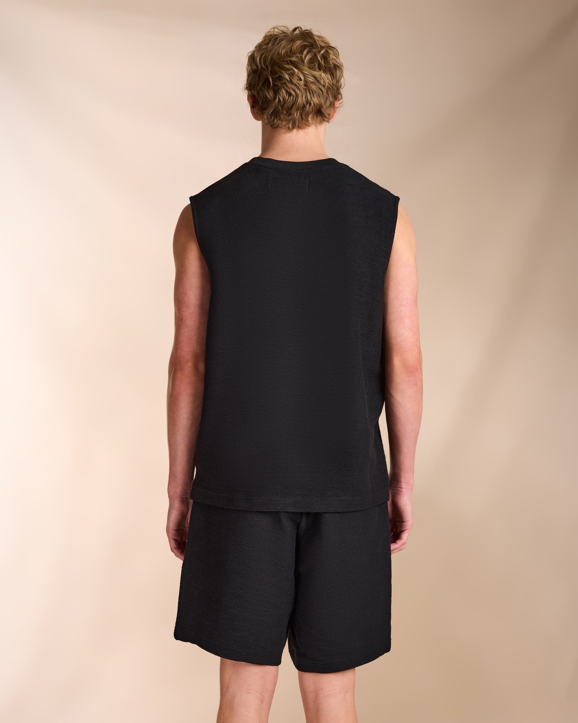 Ottoman Tank in Black