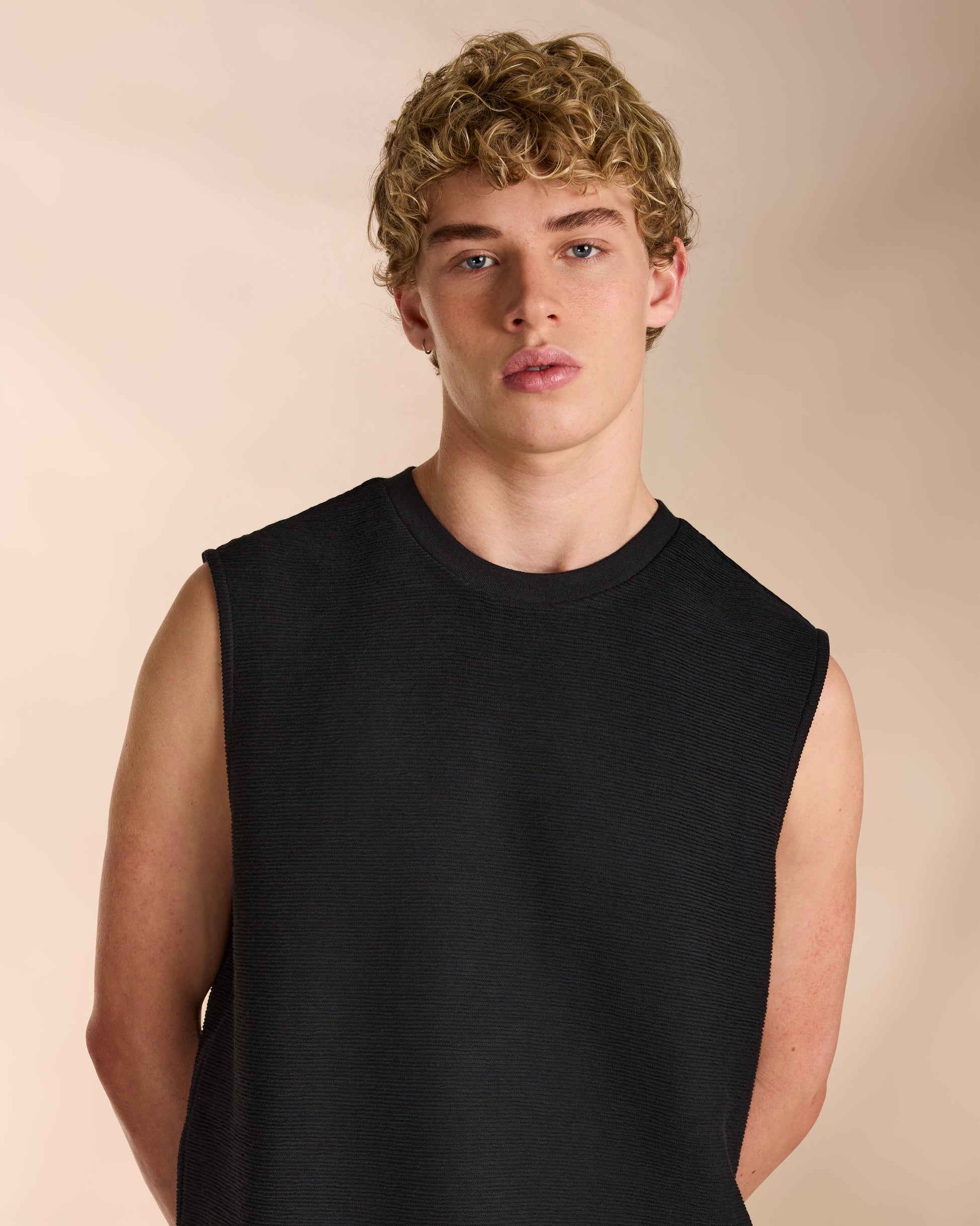 Ottoman Tank in Black