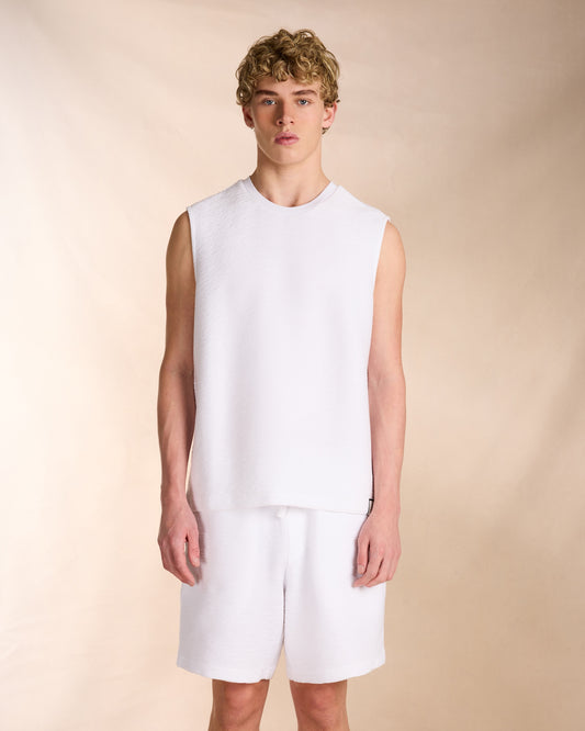 Ottoman Tank in White