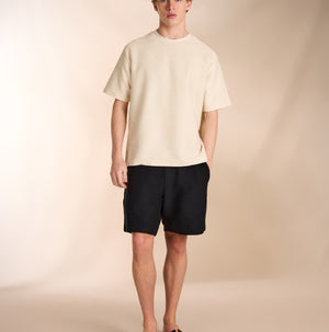 Ottoman T-Shirt in Beige