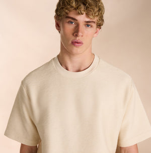 Ottoman T-Shirt in Beige