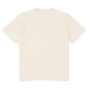 Abrey Herringbone Jacquard T-Shirt in Ecru