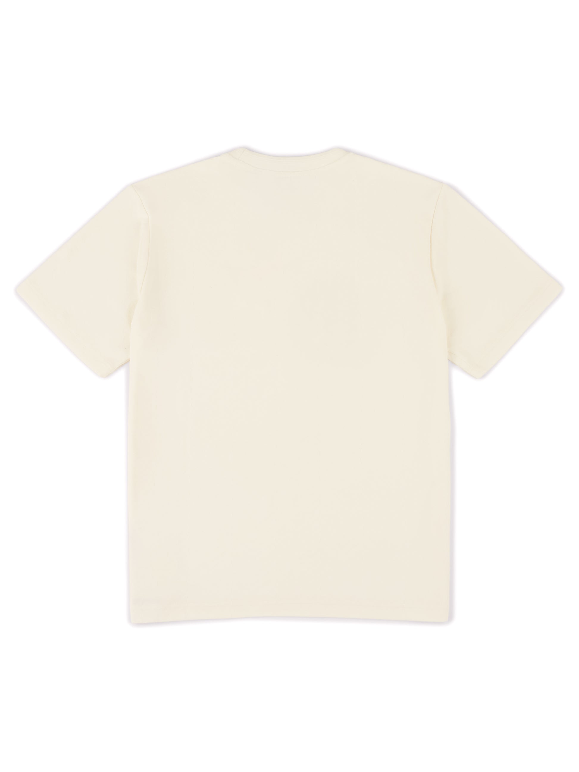 Abrey Herringbone Jacquard T-Shirt in Ecru