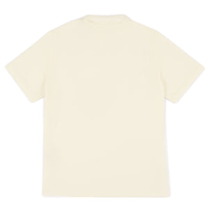 Abrey Herringbone Jacquard Polo in Ecru