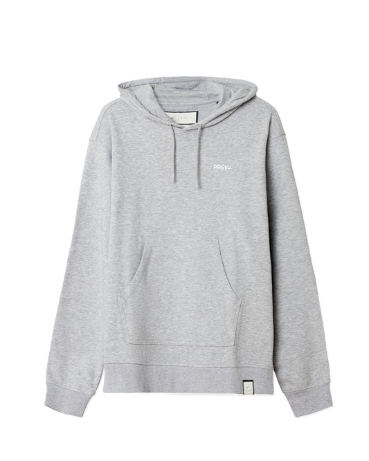 Barn Logo Hoodie Grey Marl