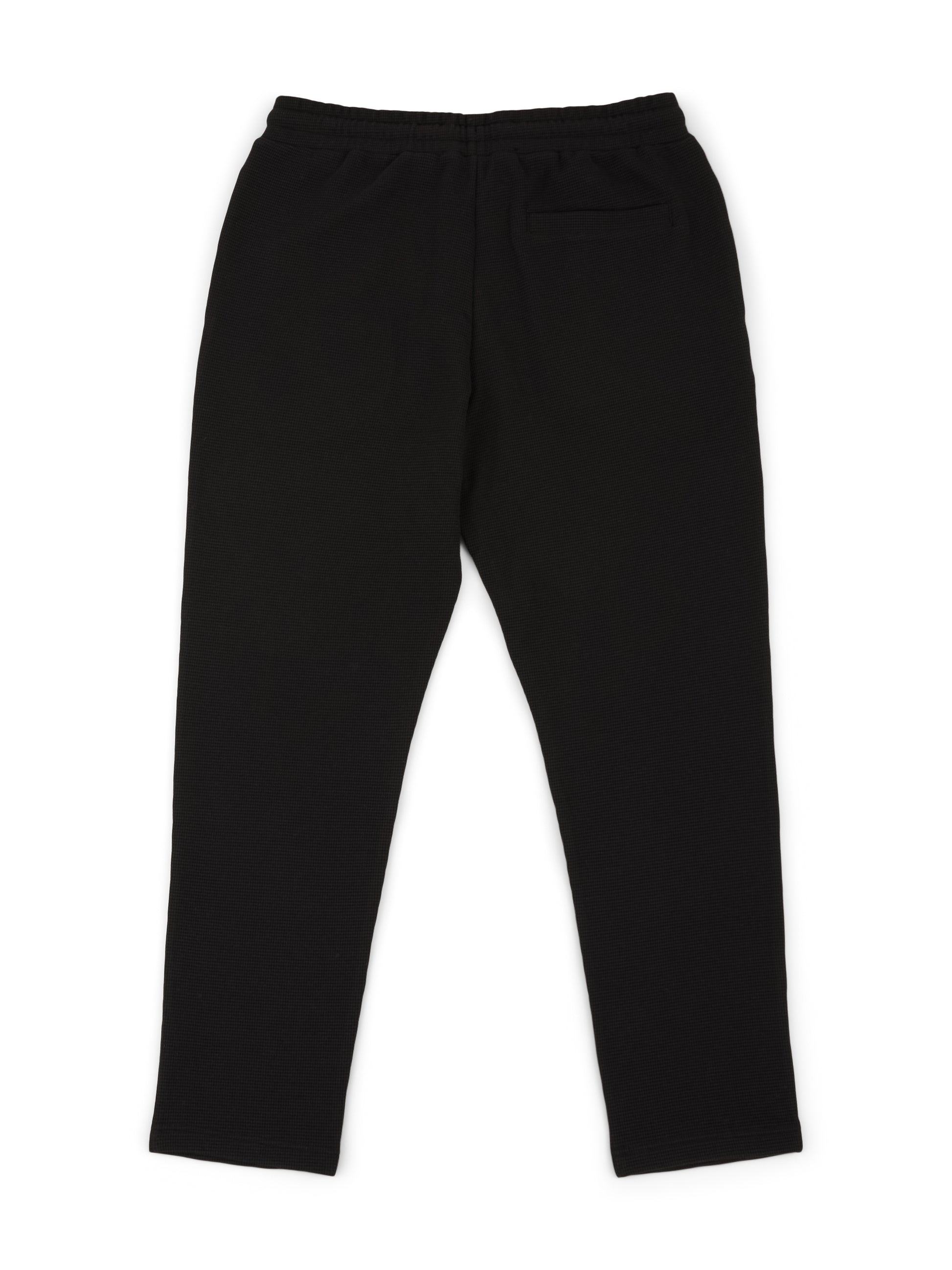 Altius Waffle Trouser in Black