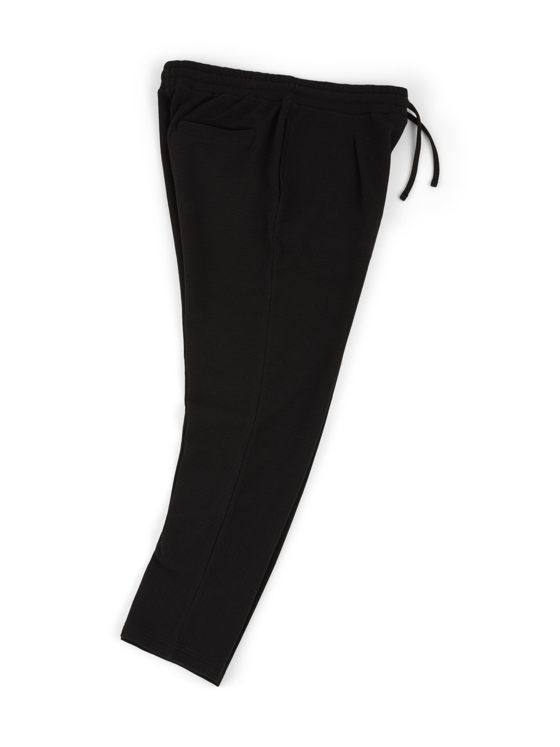 Altius Waffle Trouser in Black
