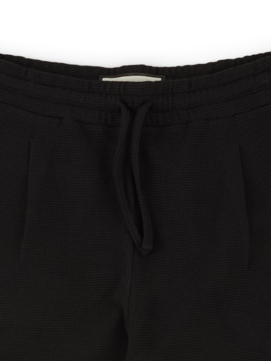 Altius Waffle Trouser in Black