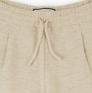 Altius Waffle Trouser in Ecru