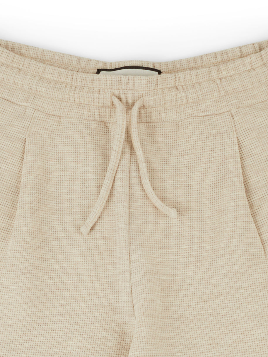 Altius Waffle Trouser in Ecru