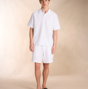 Ottoman Polo Shirt in White