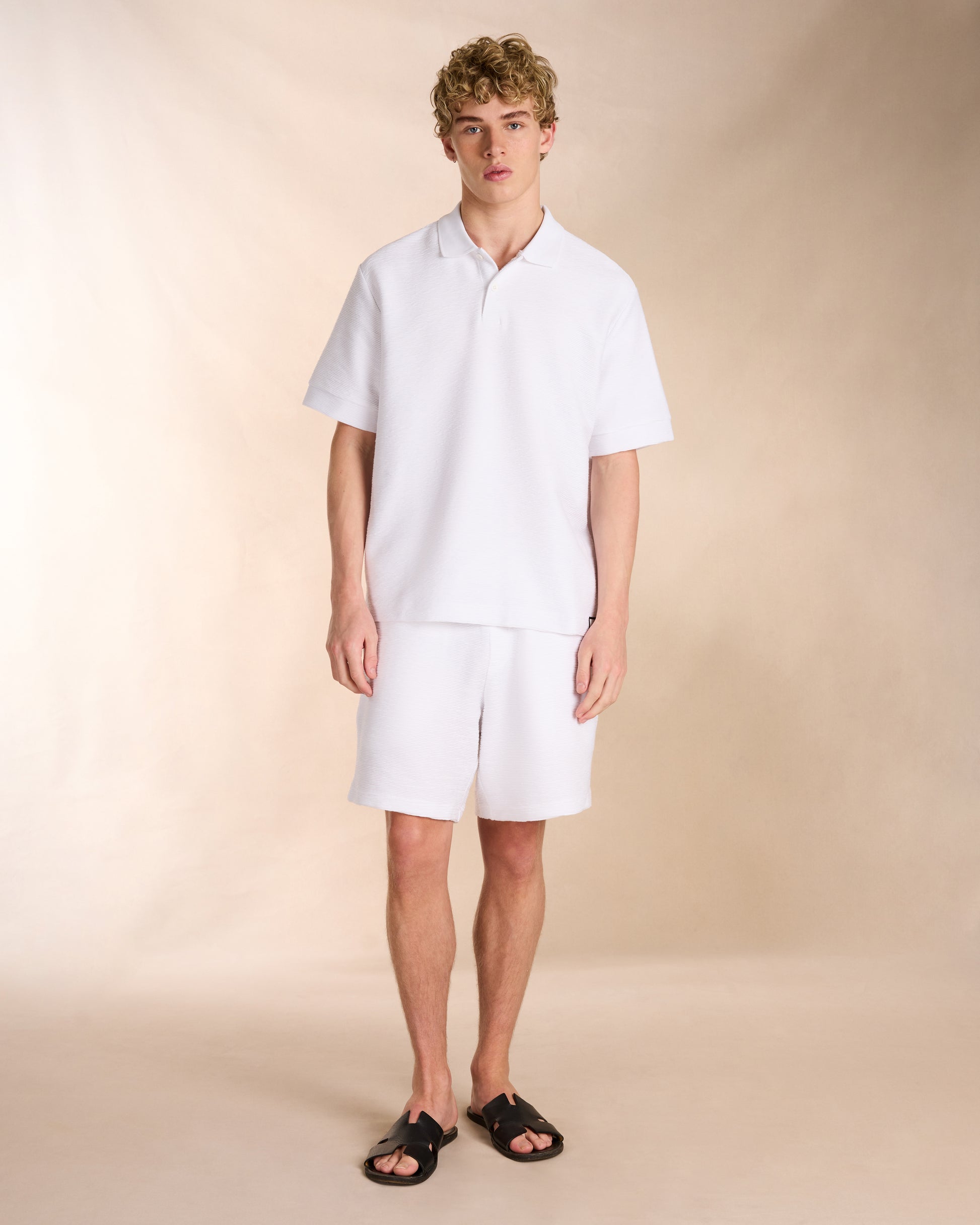 Ottoman Polo Shirt in White
