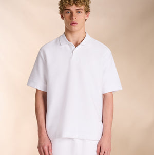 Ottoman Polo Shirt in White