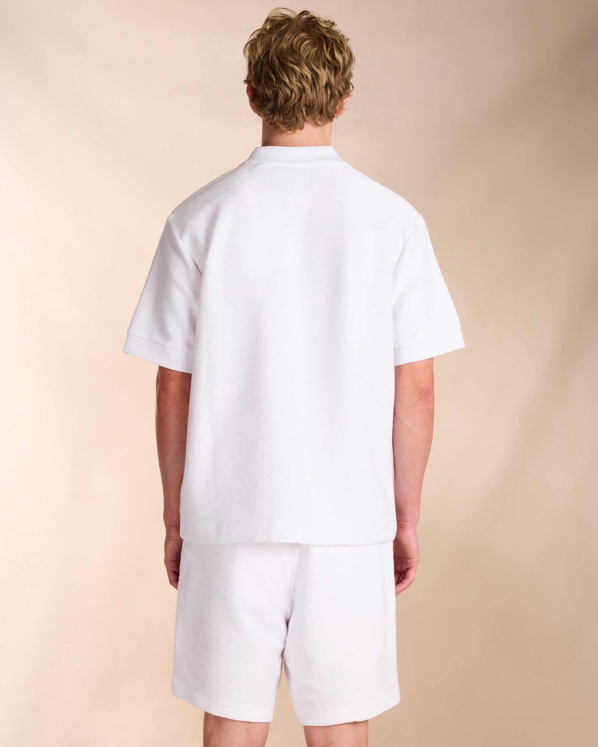Ottoman Polo Shirt in White