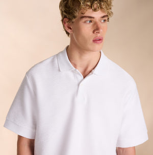 Ottoman Polo Shirt in White