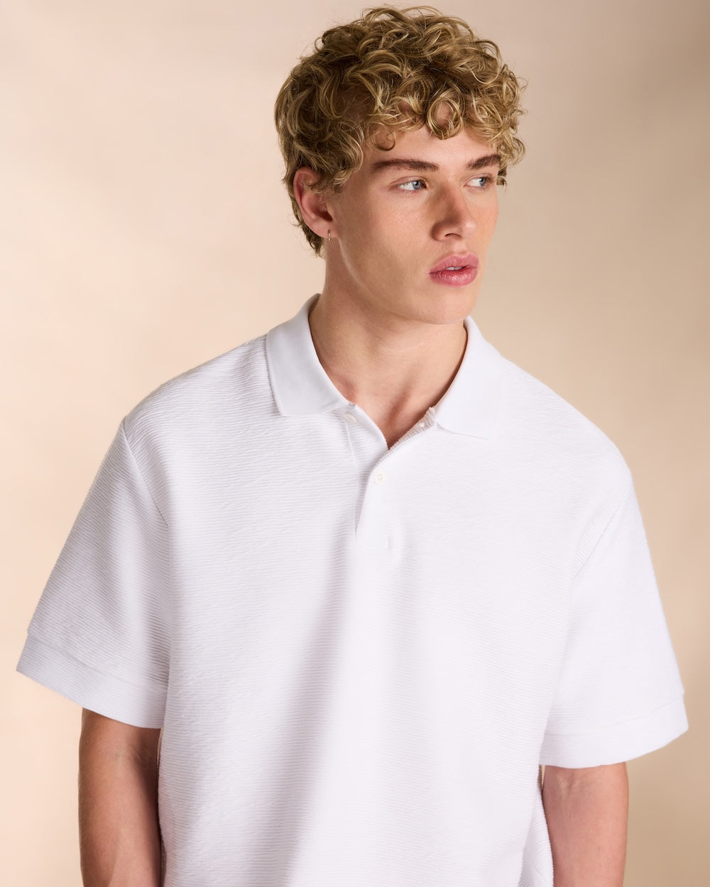 Ottoman Polo Shirt in White