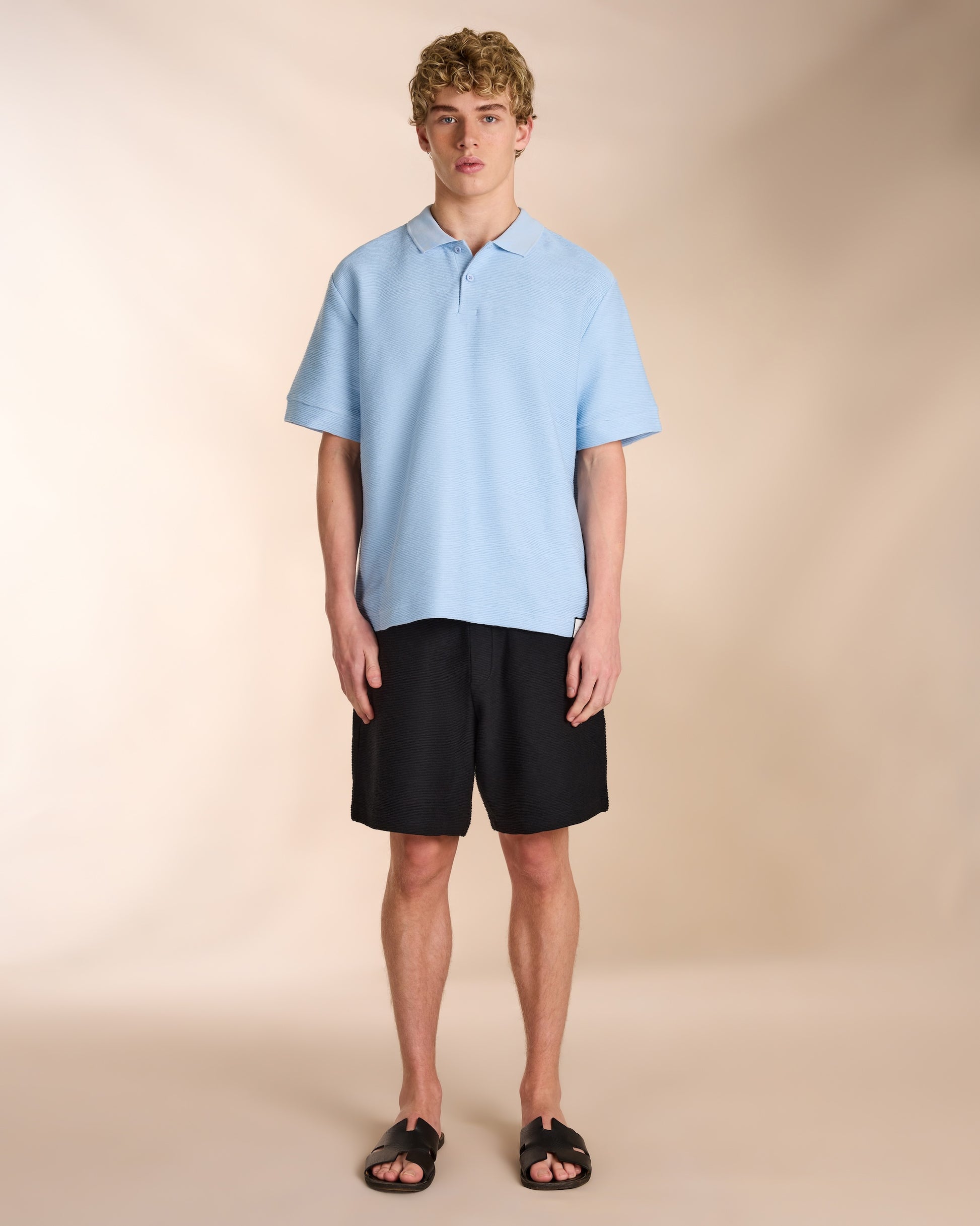 Ottoman Polo Shirt in Sky Blue