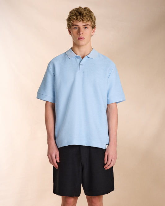 Ottoman Polo Shirt in Sky Blue