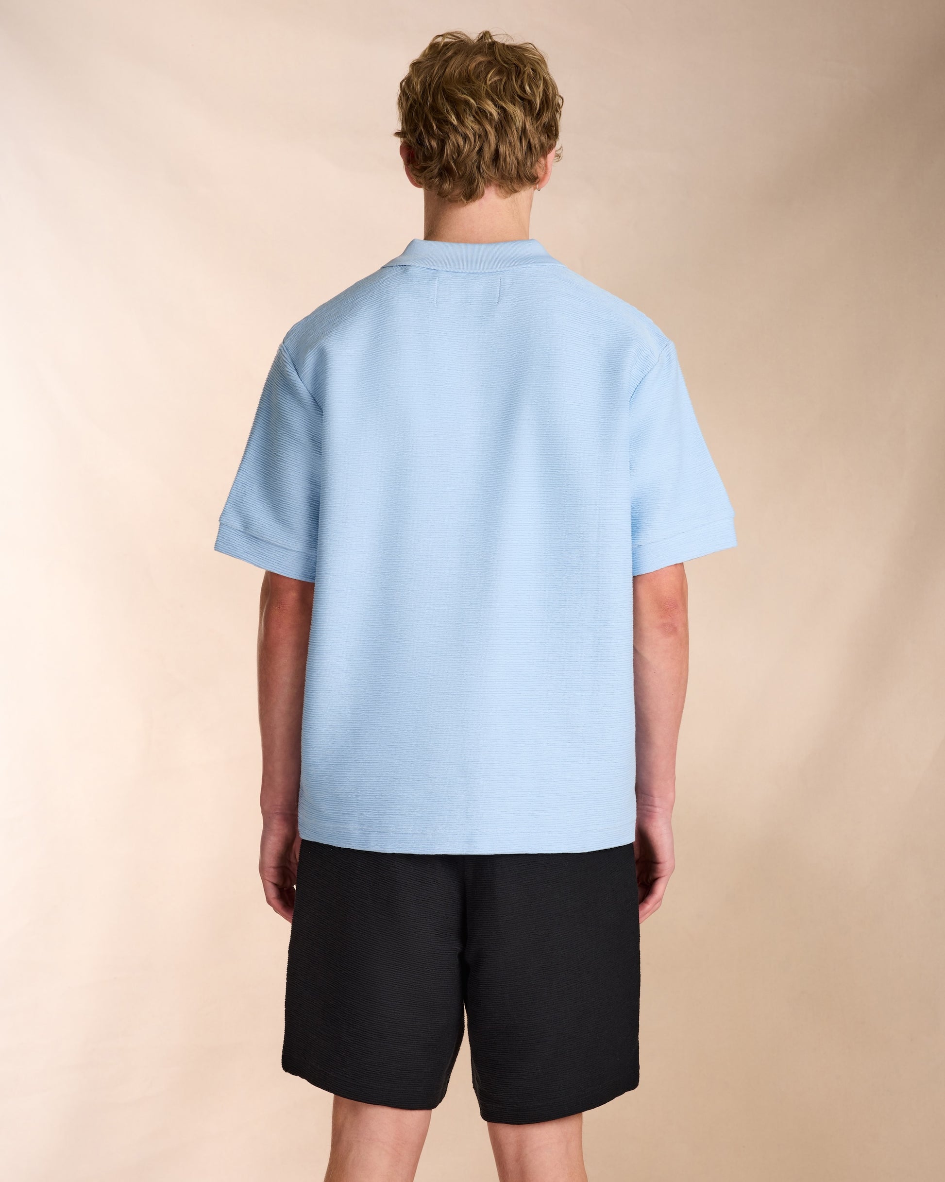 Ottoman Polo Shirt in Sky Blue