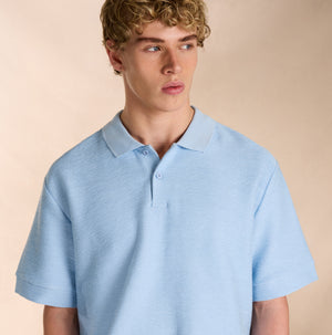 Ottoman Polo Shirt in Sky Blue