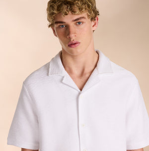 Ottoman Beach Shirt in White