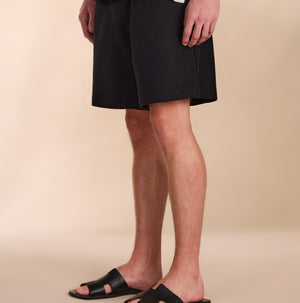 Ottoman Short In Black
