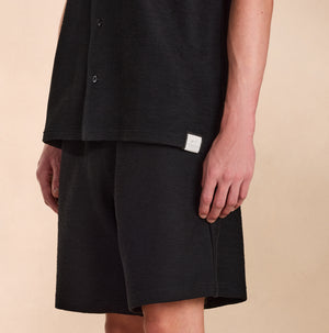 Ottoman Short In Black