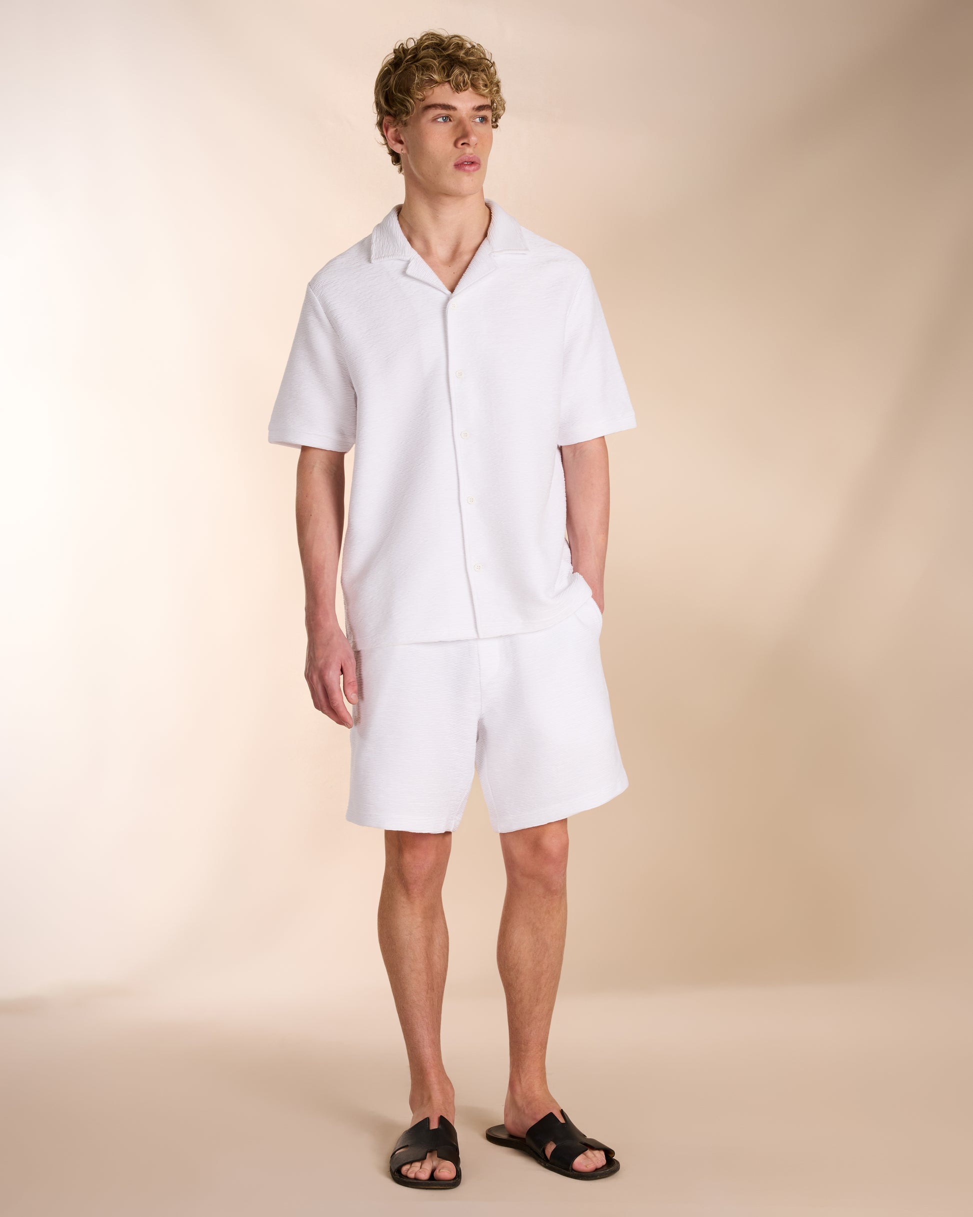 Ottoman Short In White