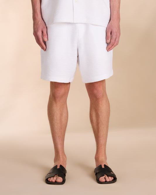 Ottoman Short In White