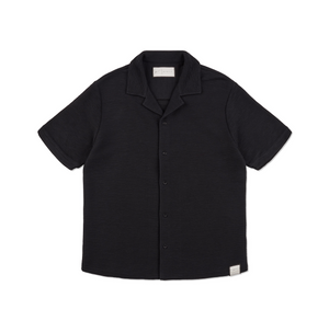 Ottoman Beach Shirt in Black
