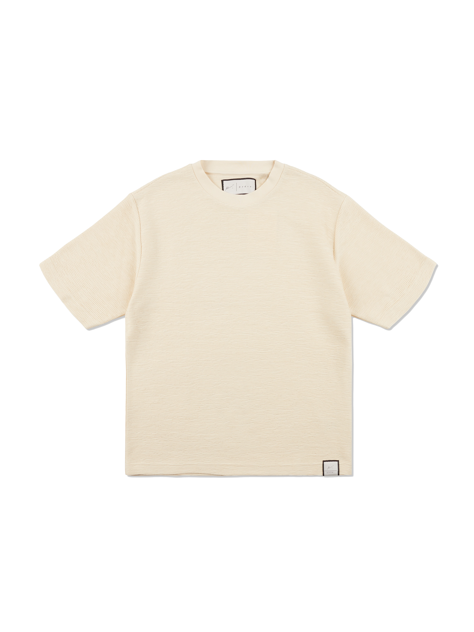 Ottoman T-Shirt in Beige