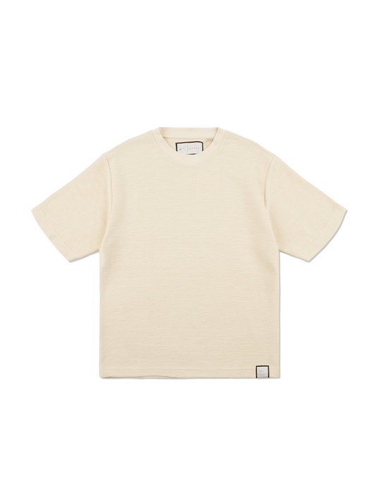 Ottoman T-Shirt in Beige