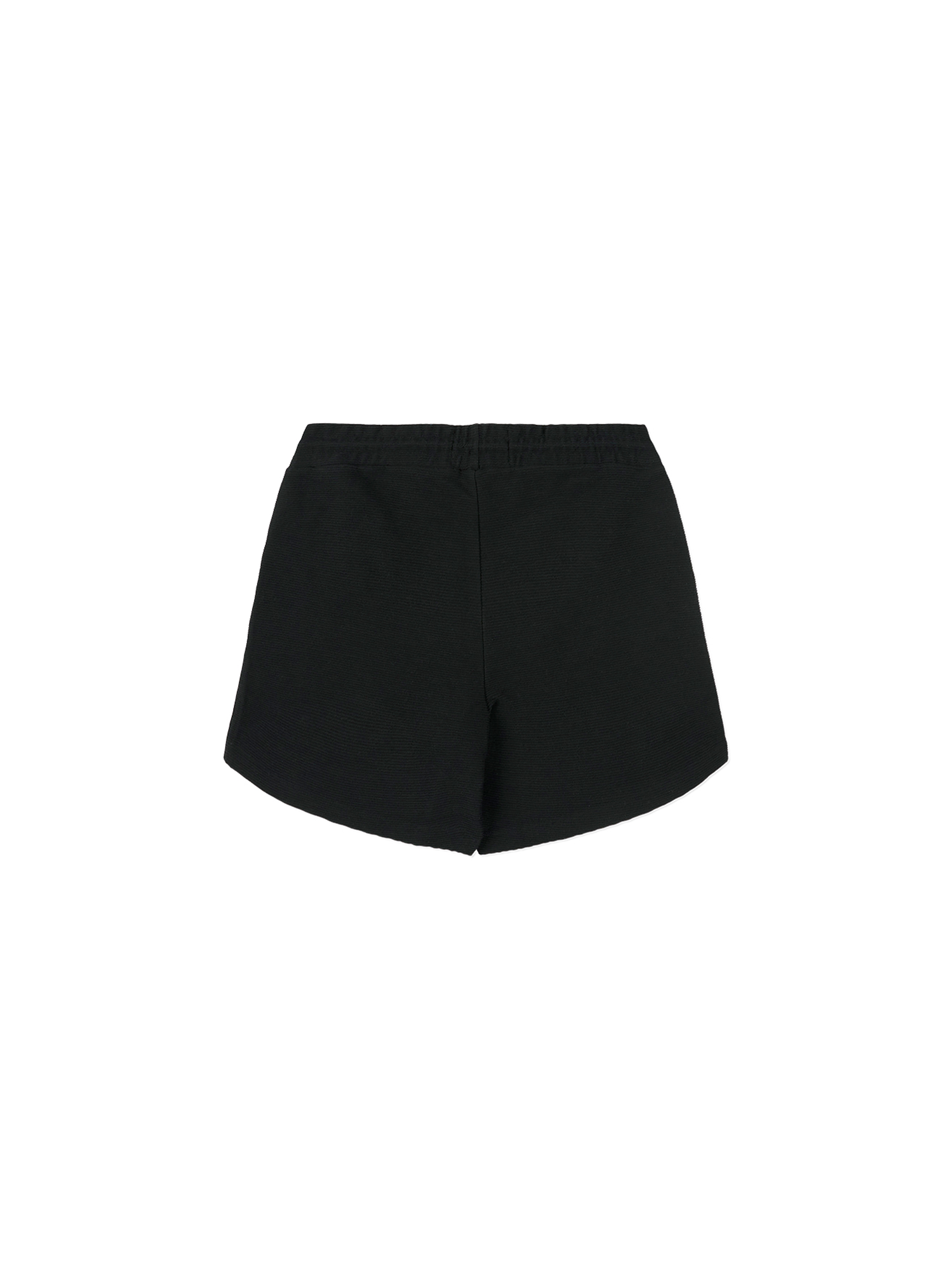 Ottoman Short In Black