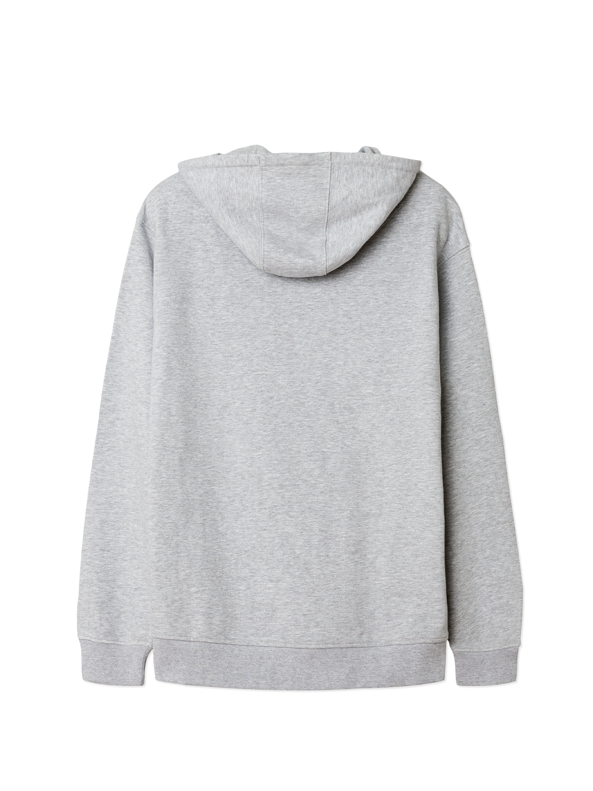 Barn Logo Hoodie Grey Marl