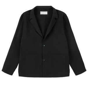 Seersucker Blazer In Black