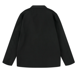 Seersucker Blazer In Black