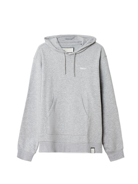 Barn Logo Hoodie Grey Marl