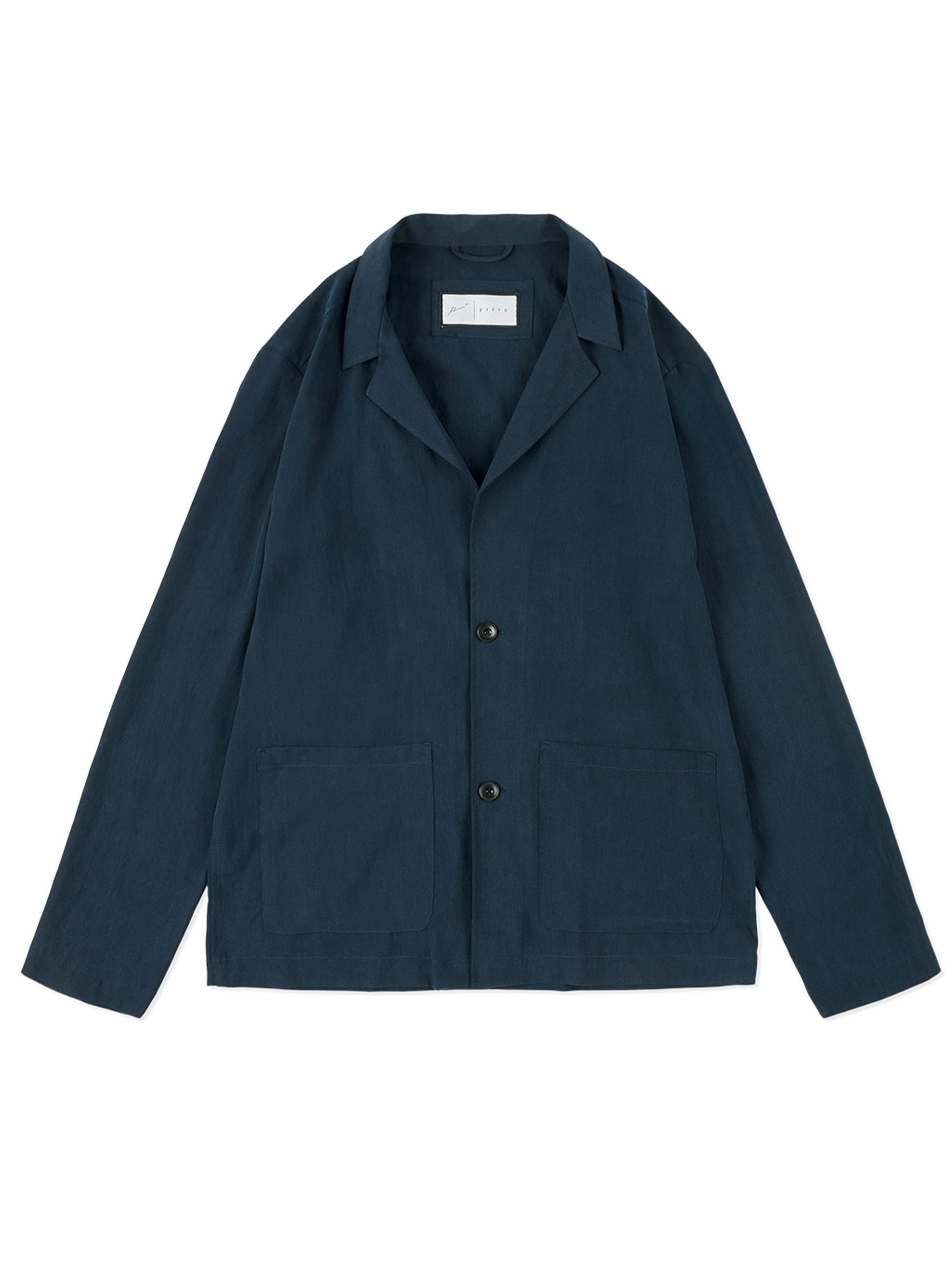 Lyocell Blazer In Navy